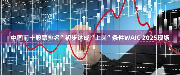 中国前十股票排名”初步达成“上岗”条件WAIC 2025现场